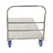 Vestil Stainless Steel Platform Truck 2000 lb Poly-On-Poly Casters 30 x 60 SSPT-3060 - alternate 3